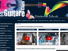 Tablet Screenshot of club-guitare-lannilis.com